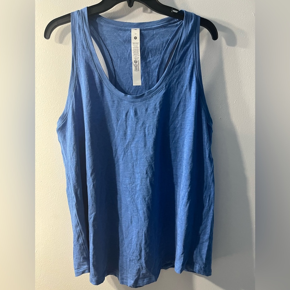 lululemon athletica Blue Tank Top